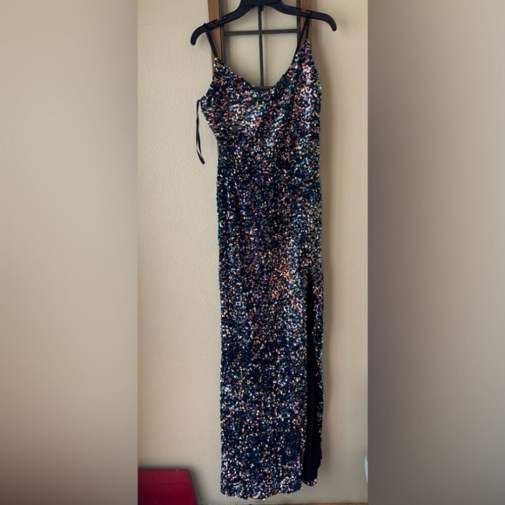B. Smart Multicolor Sequin Dress